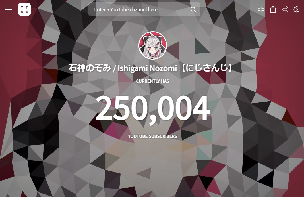 YouTube登録者25万人突破！