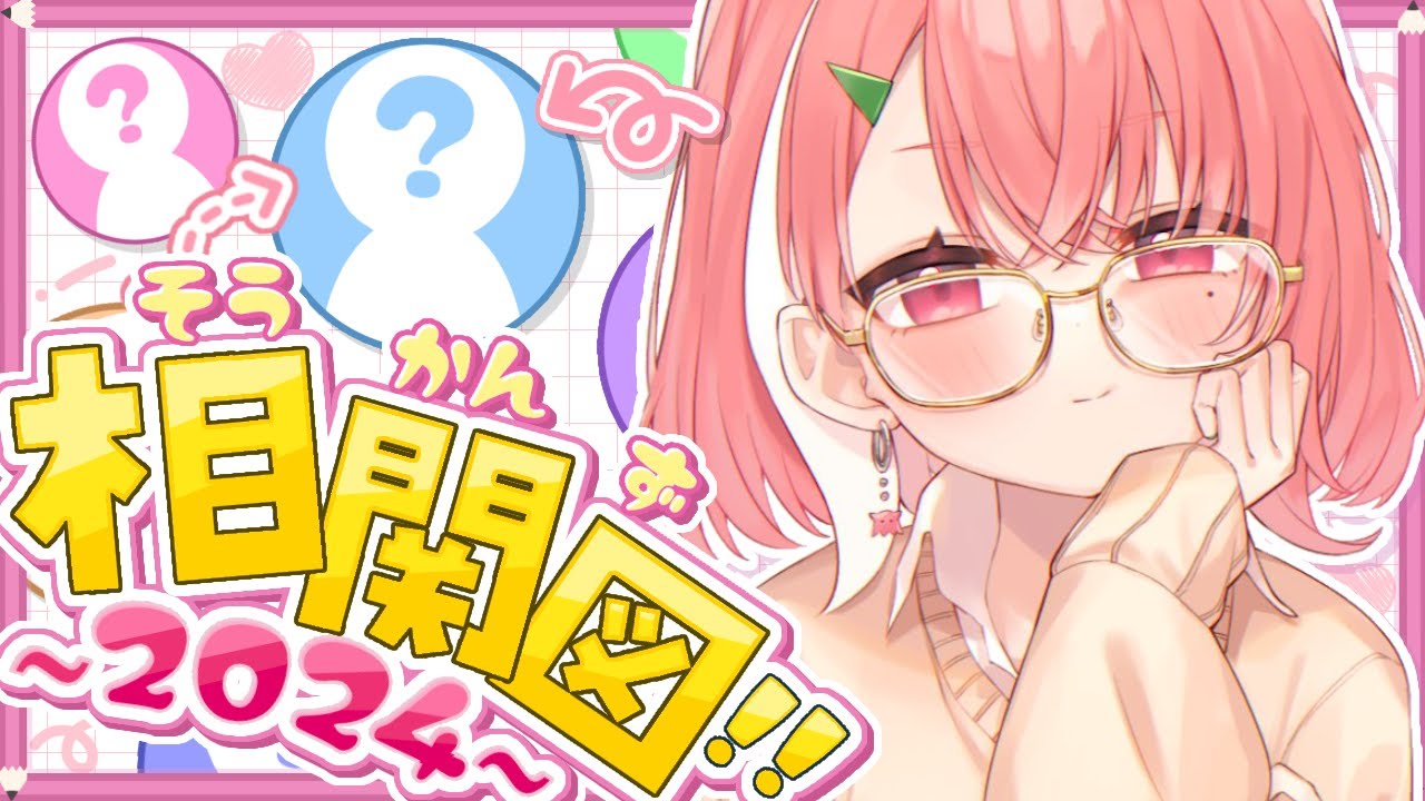 笹木の2024年相関図を作る配信に登場