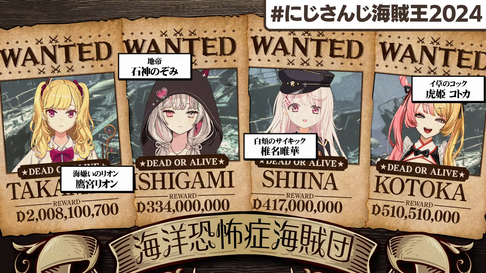 #にじさんじ海賊王2024 に参戦！