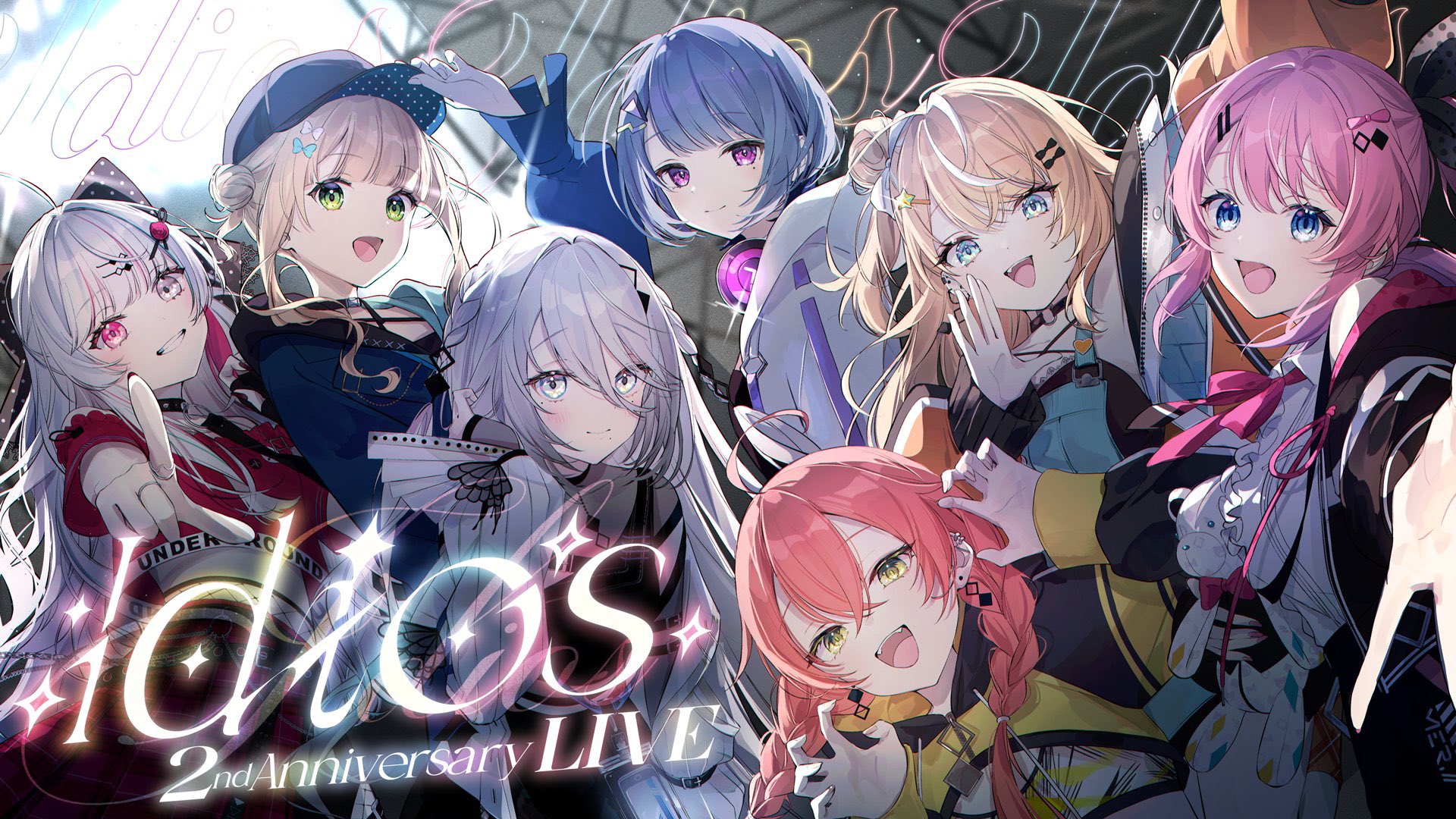 Idios 2nd Anniversary 3DLiveのロゴが公開される。